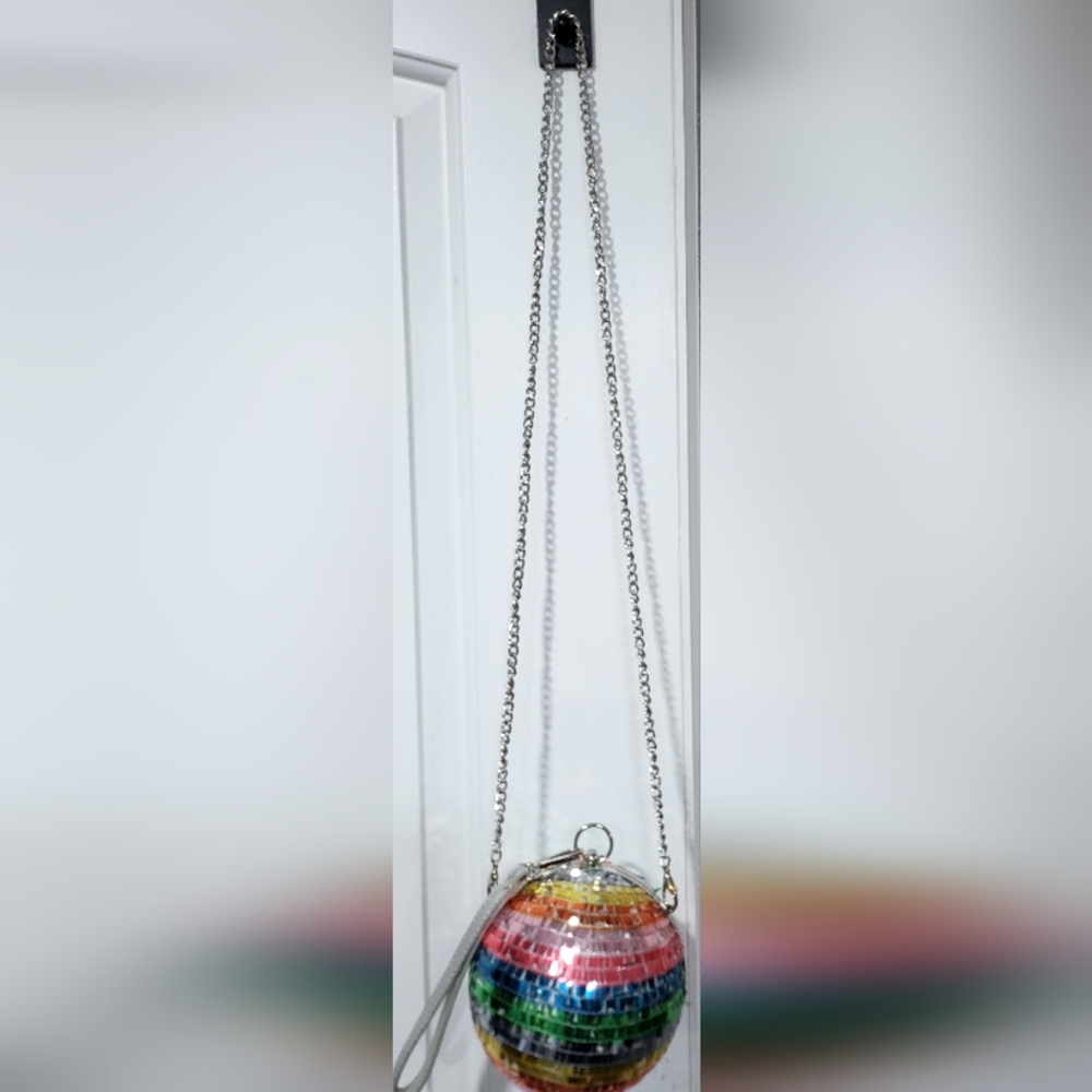 Packed Party Disco Ball Sequin Purse